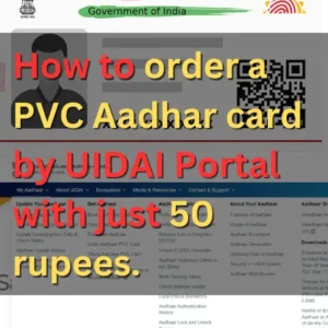 pvc aadhar card